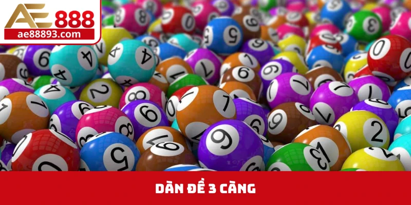 dàn đề 3 càng