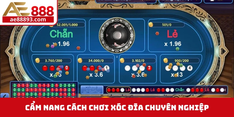 Cẩm nang cách chơi xóc đĩa chuyên nghiệp
