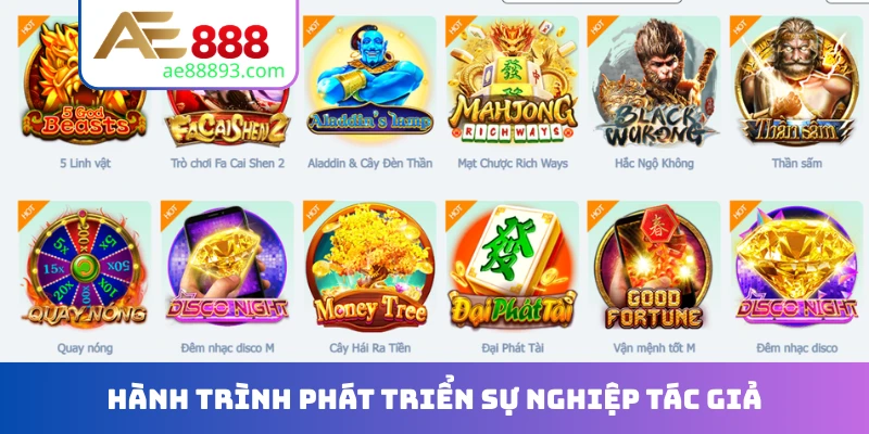 Hành trình phát triển sự nghiệp tác giả