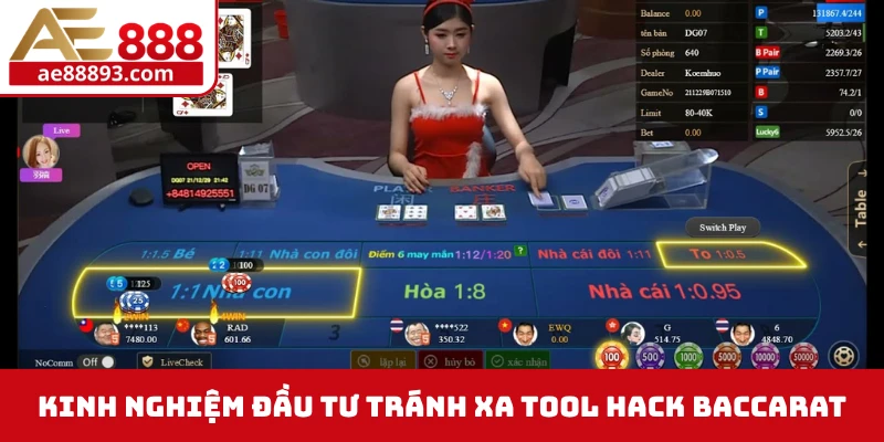 Kinh nghiệm đầu tư tránh xa tool hack Baccarat