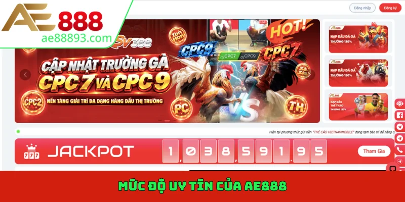 Mức độ uy tín của AE888