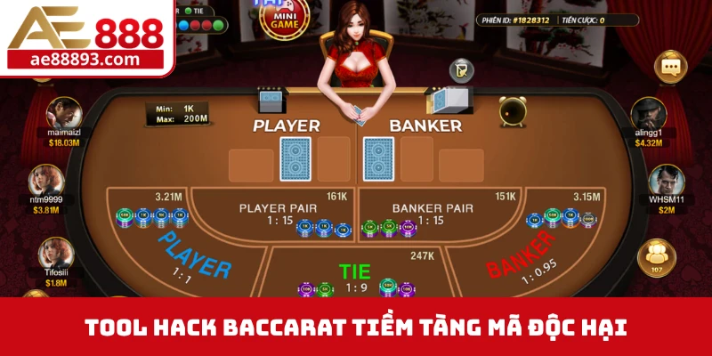 Tool hack Baccarat tiềm tàng mã độc hại