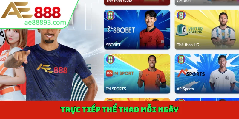 Trực tiếp thể thao mỗi ngày