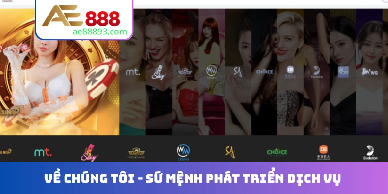 Về chúng tôi - Sứ mệnh phát triển dịch vụ chuẩn quốc tế