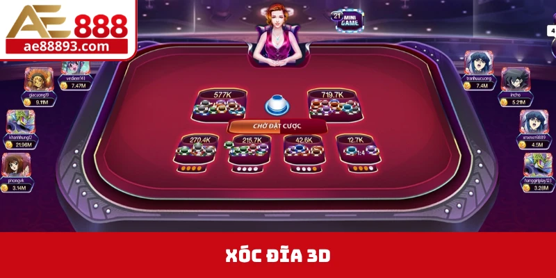 xóc đĩa 3d